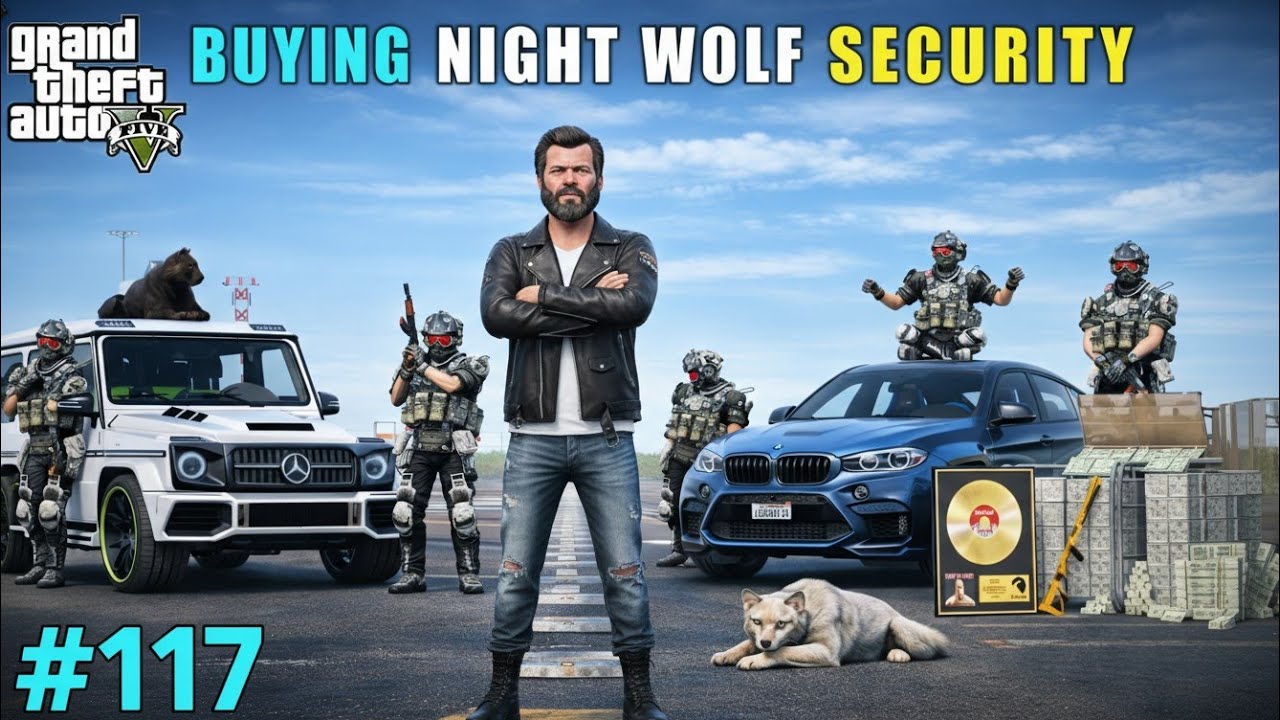 MICHAEL BUYING MOST POWERFUL NIGHT WOLF SECURITY | GTA 5 GAMEPLAY 