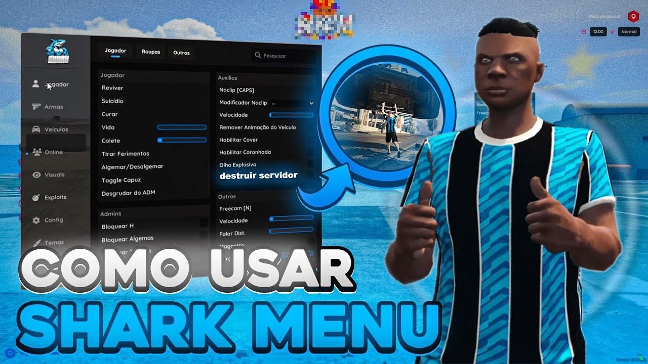 TUTORIAL DE COMO USAR O SHARK MENU DA FORMA CORRETA 100% ATUALIZADO 2025 ( + DICAS )