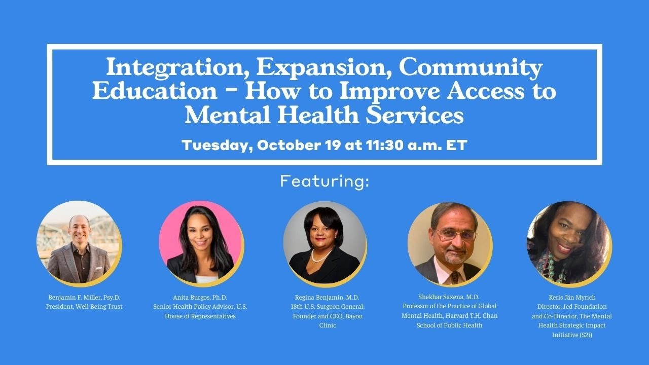 Integration, Expansion, Community Education &ndash; How to Improve Access to Mental Health Services