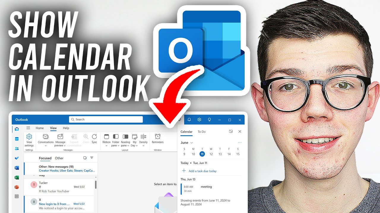 How To Add Calendar To The Side In Outlook - Full Guide