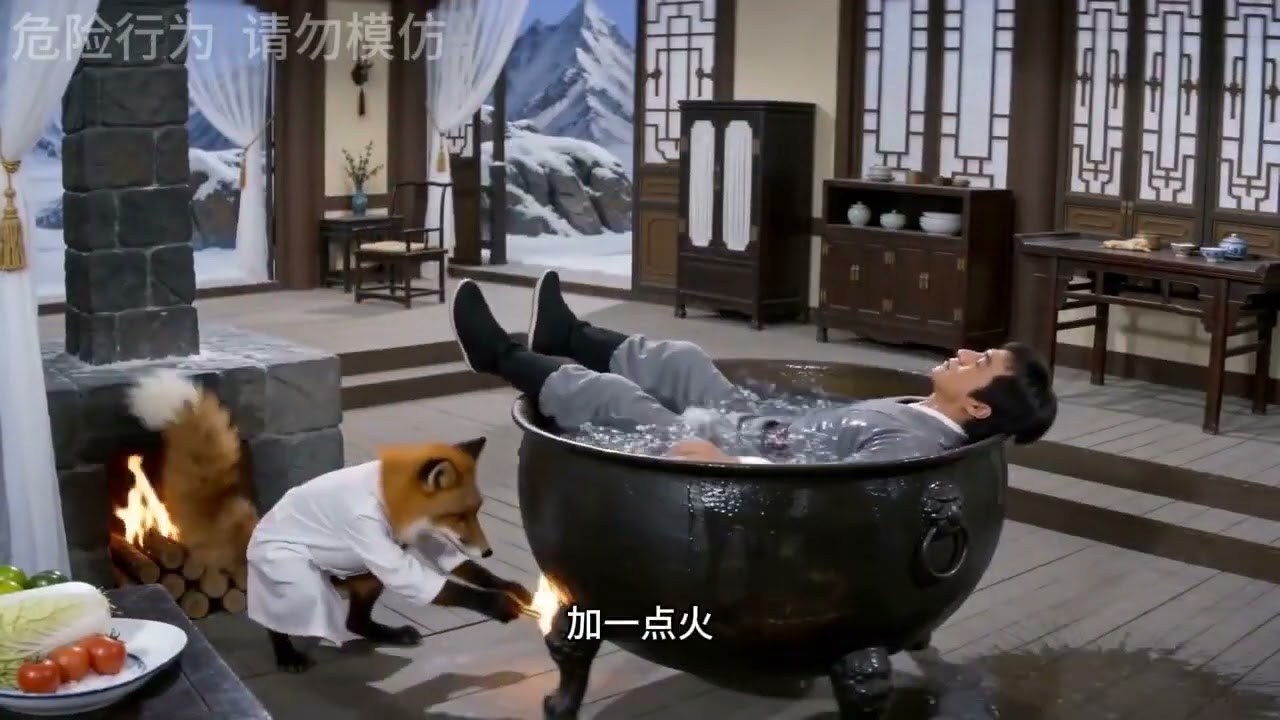 庸医雪山救人【邵氏反转】 #狐狸 #雪山救狐狸 #邵氏 #搞笑