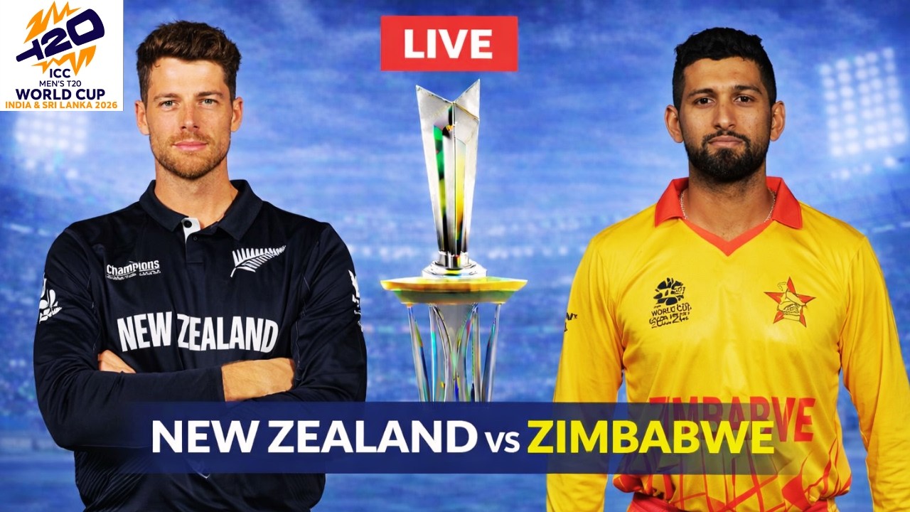 🔴 LIVE | New Zealand vs Zimbabwe | T20 World Cup 2026 | Cricket 26 | PS5 Gameplay
