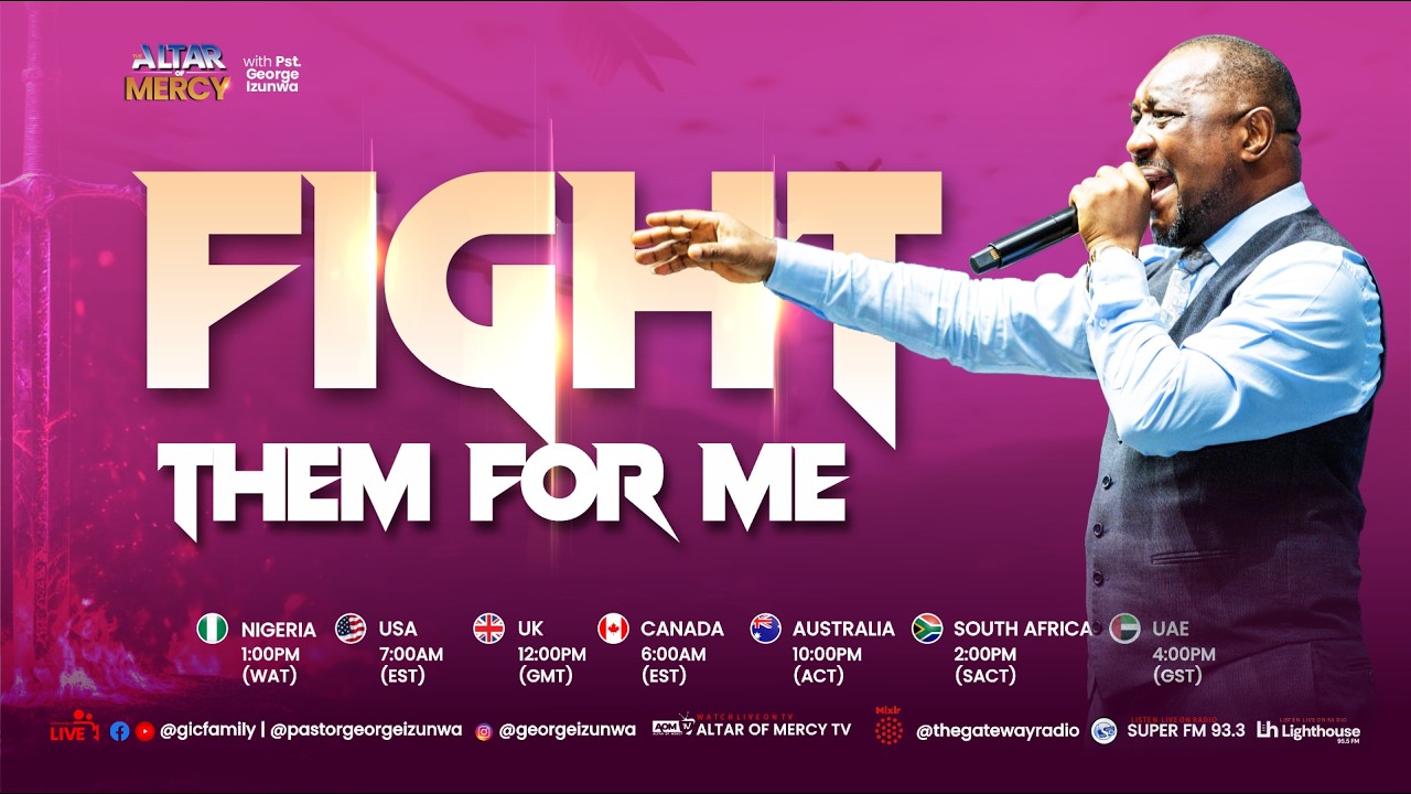 FIGHT THEM FOR ME! | ALTAR OF MERCY PRAYER