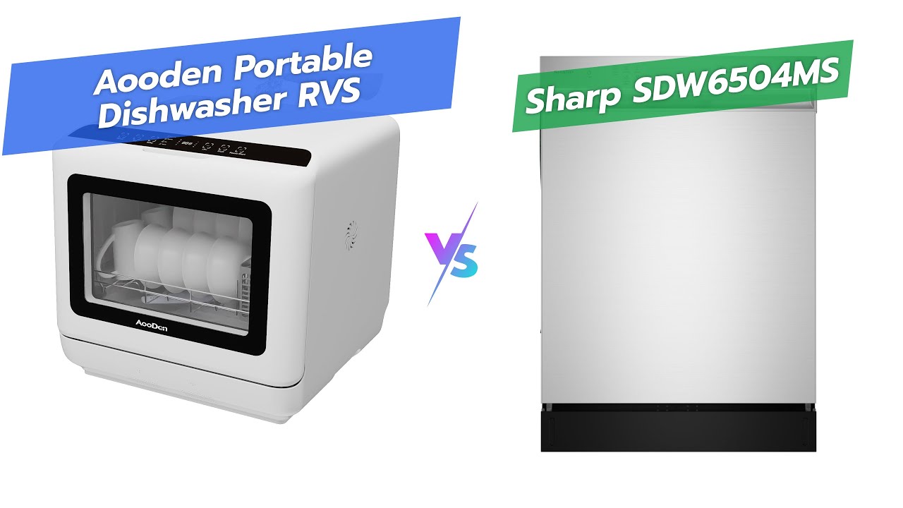 AooDen против Sharp SDW6504MS: настольные и полноразмерные посудомоечные машины 🍽️🔄