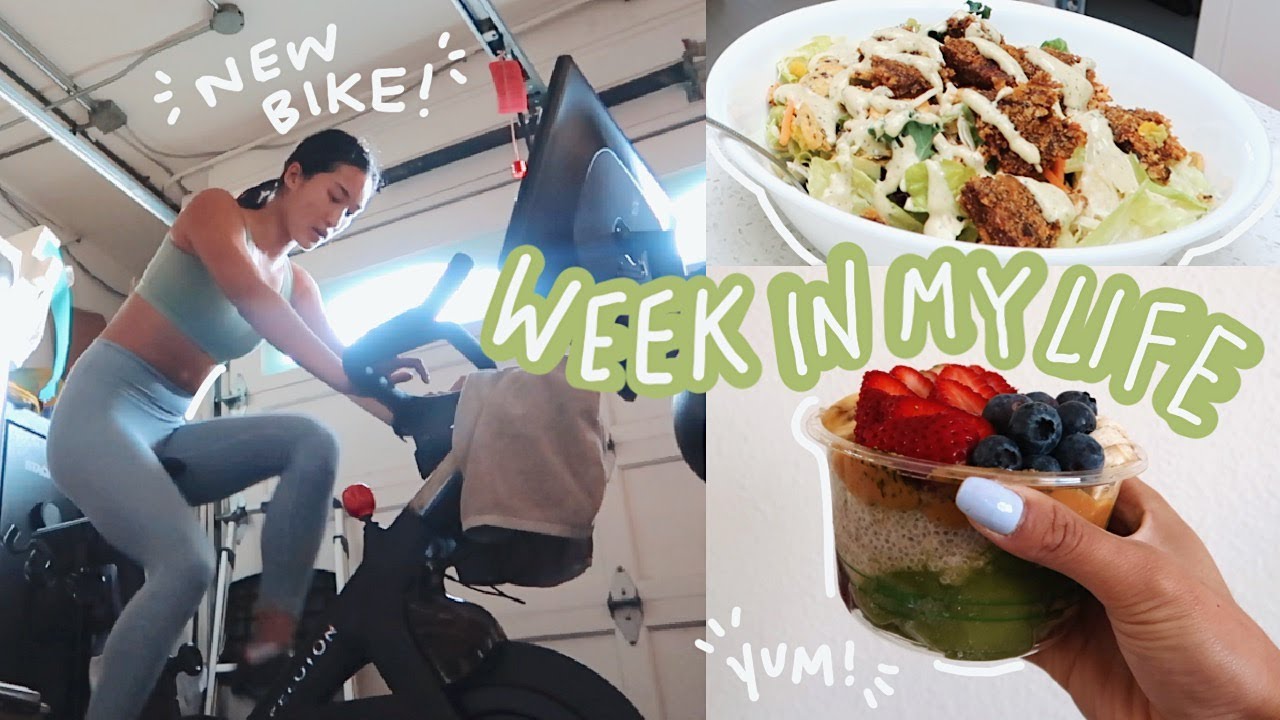WEEK IN MY LIFE | New Peloton Bike, Music Favorites & Yummy Meals!