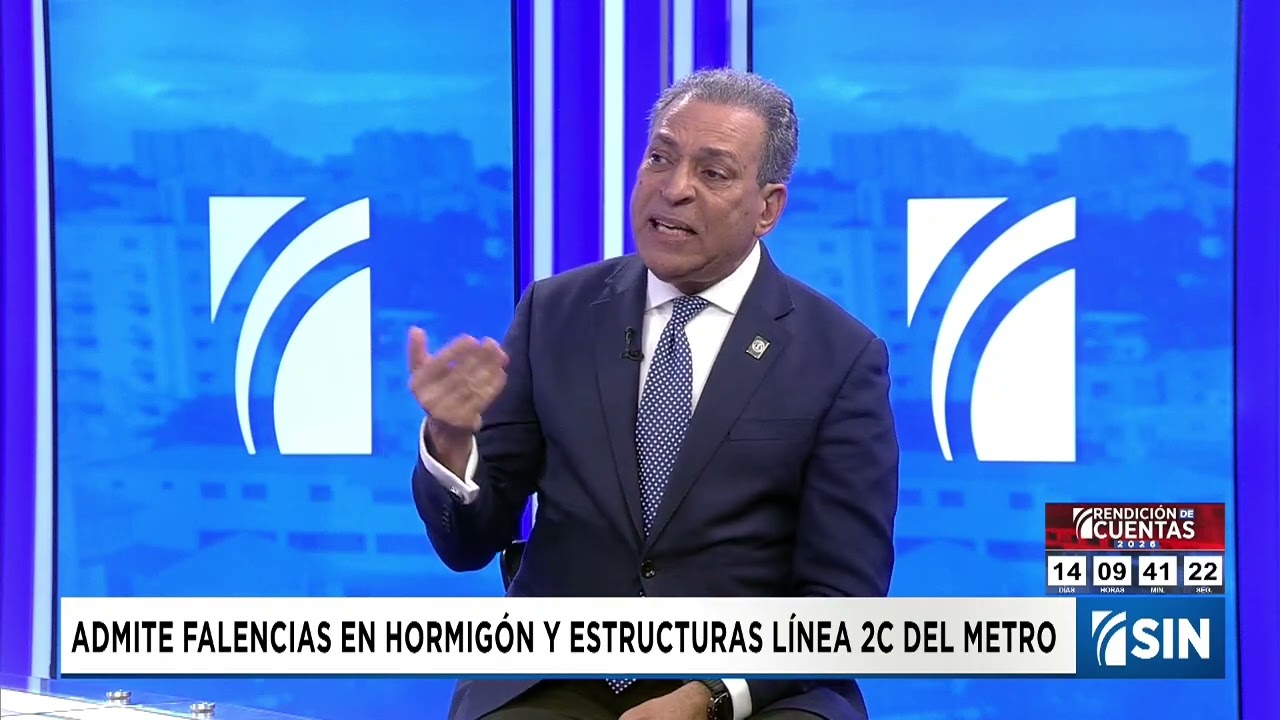 Admite falencias en hormigón y estructuras línea 2C del metro