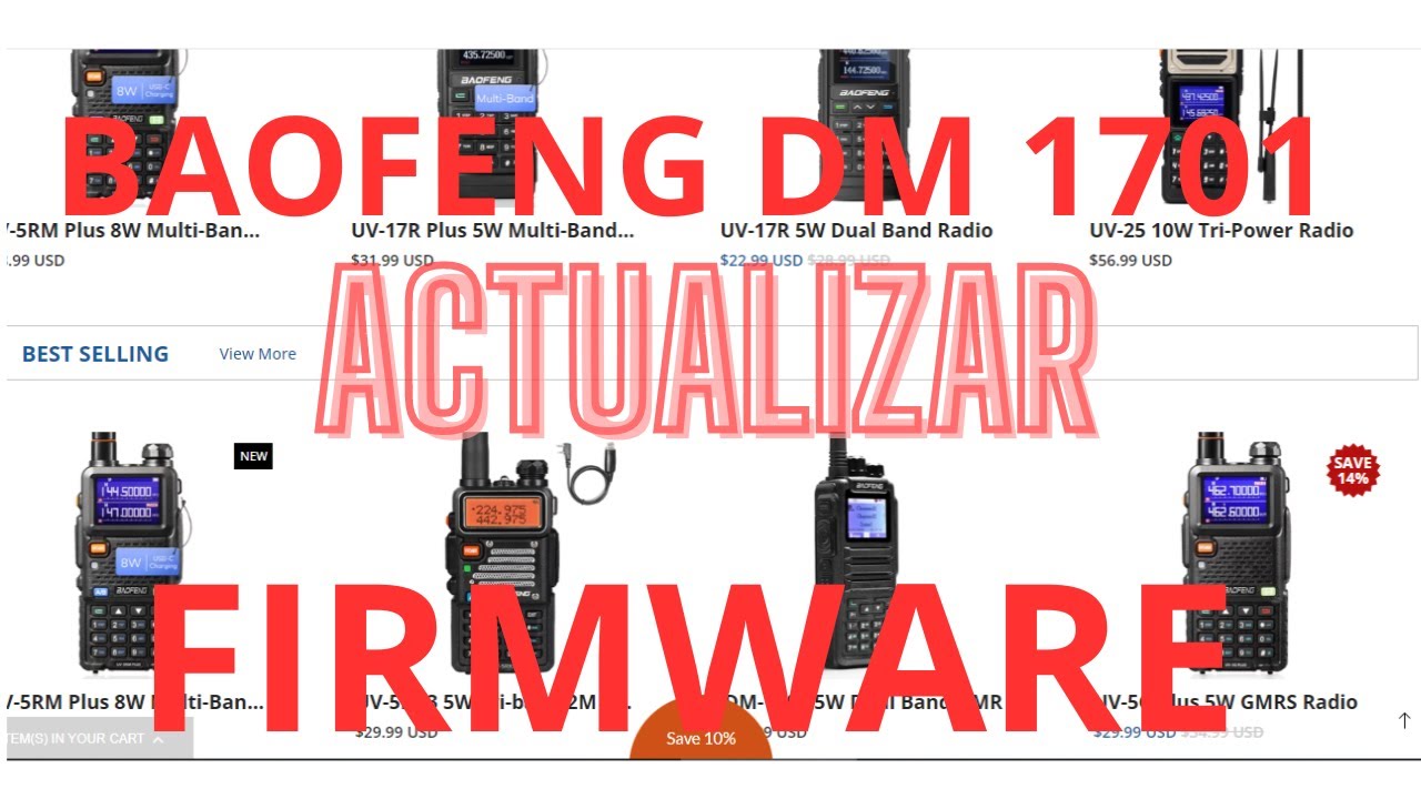 BAOFENG DM 1701 ACTUALIZACION RAPIDA QUE TE LIMPIA DE RESTOS DE CODEPLUG Y TE LO DEJA NUEVO.