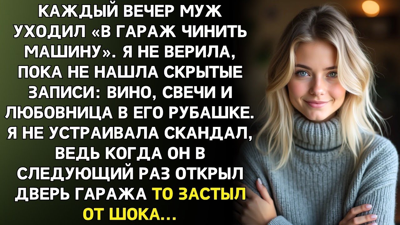 Открыв ноутбук мужа, я нашла папку Личное. Включила видео и увидела наш гараж, свечи и чужую женщину
