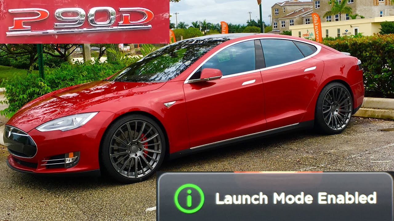 New Launch Mode Test on Tesla Model S P90D Ludicrous