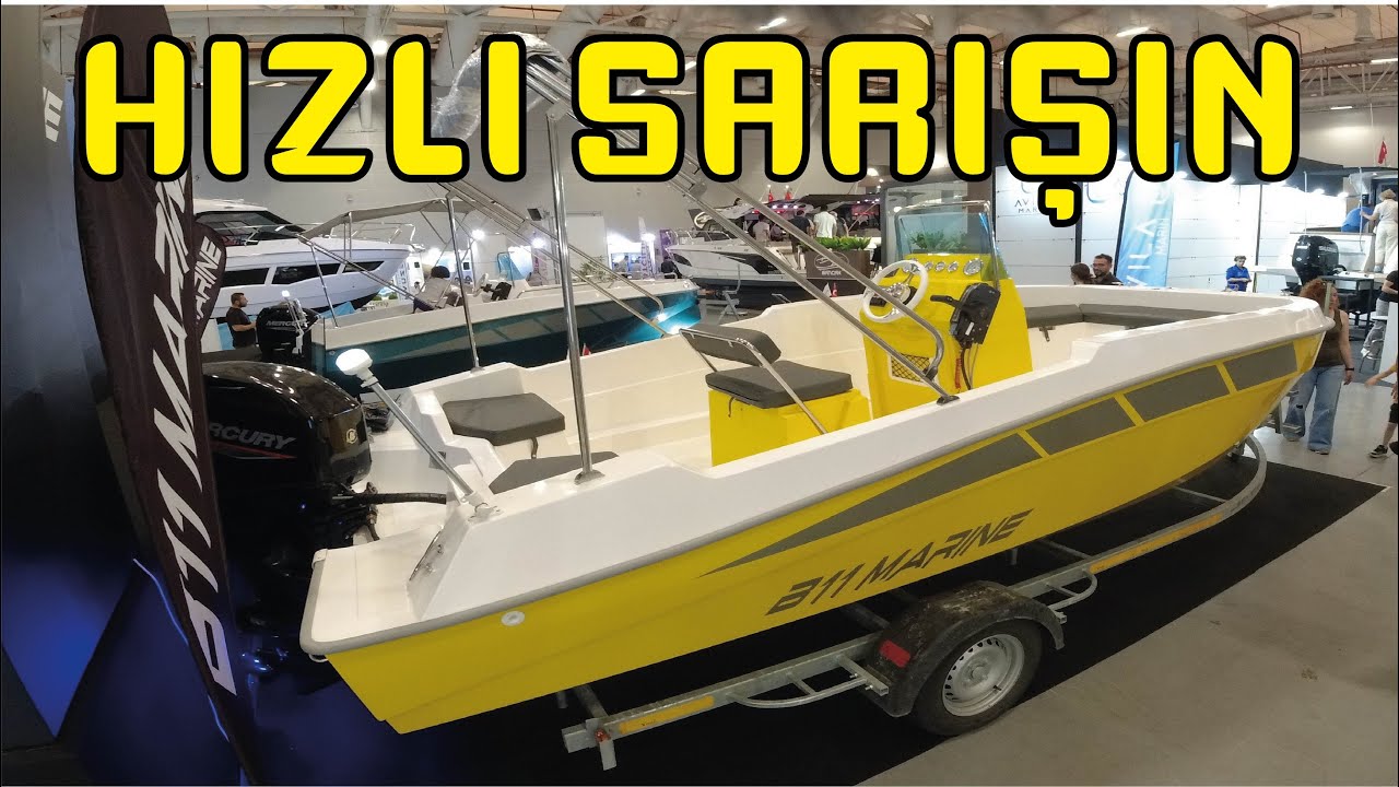 HIZLI SARIŞIN ! ASİ TAVRIYLA BOAT SHOW 2023 FUARINDA ! B11 MARİN FİBER TEKNE İNCELEMESİ !