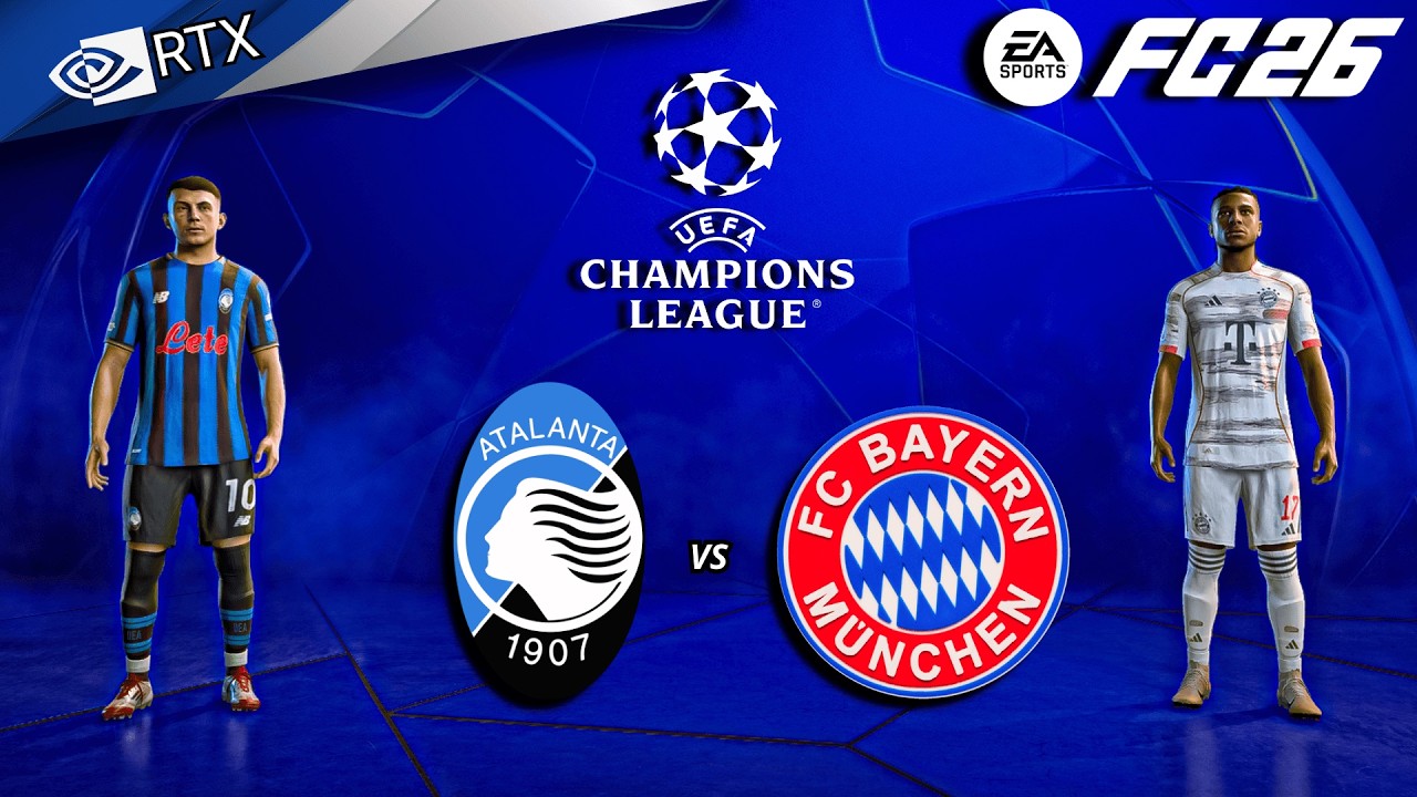 FC 26 - Atalanta vs Bayern Munich | Champions League Round of 16 Full Match | PC™ [4K60]