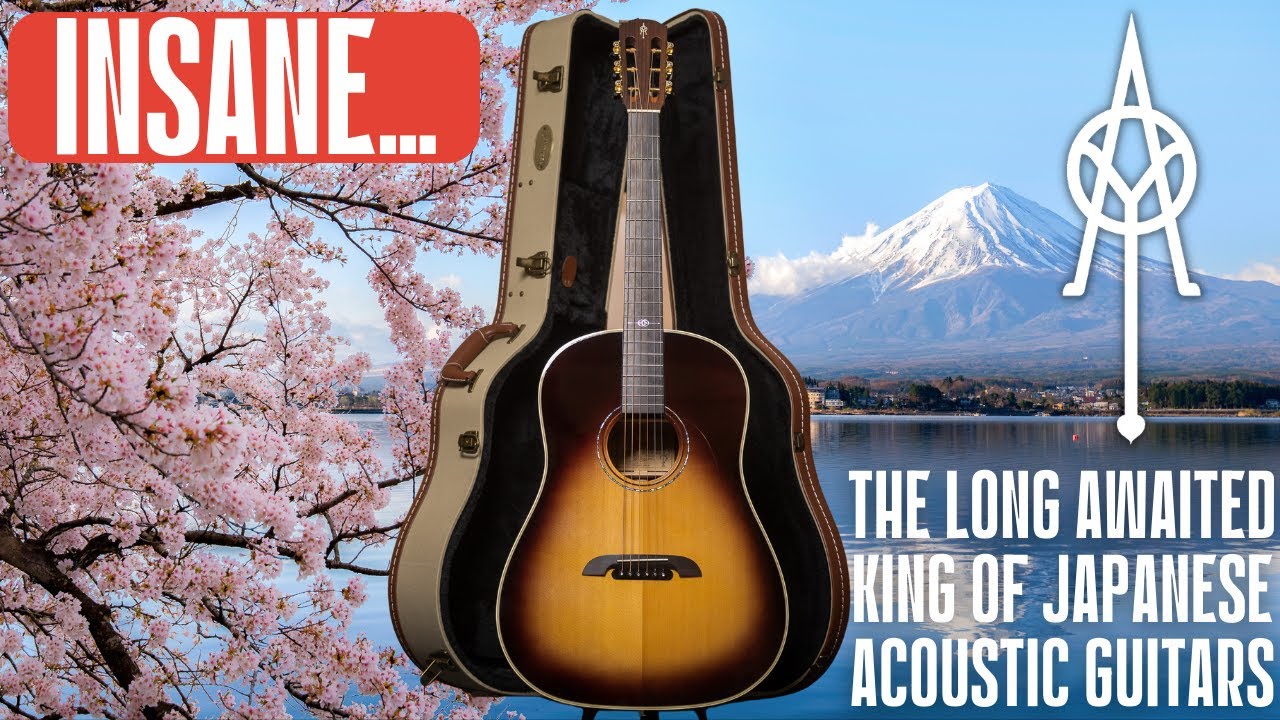 Долгожданный король японских акустических гитар... @AlvarezGuitarsOfficial Yairi DYMR70SB!