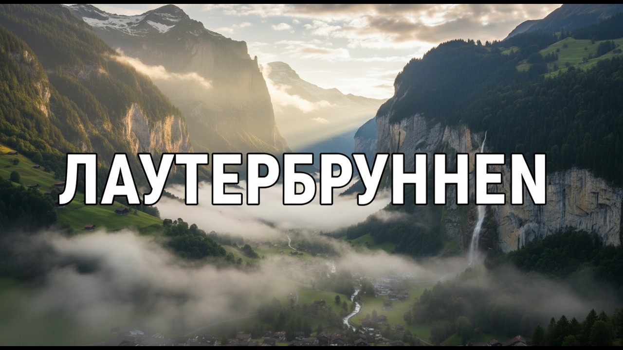 Самая красивая долина Швейцарии! Лаутербруннен