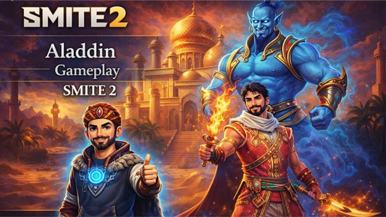 Aladdin Gameplay  SMITE 2 #smite #smite2