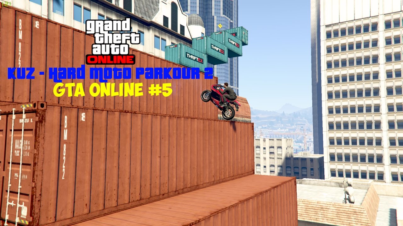 ПРОШЁЛ ПАРКУР КУЗАКИ - KUZ - Hard Moto Parkour 2 (GTA ONLINE #5)