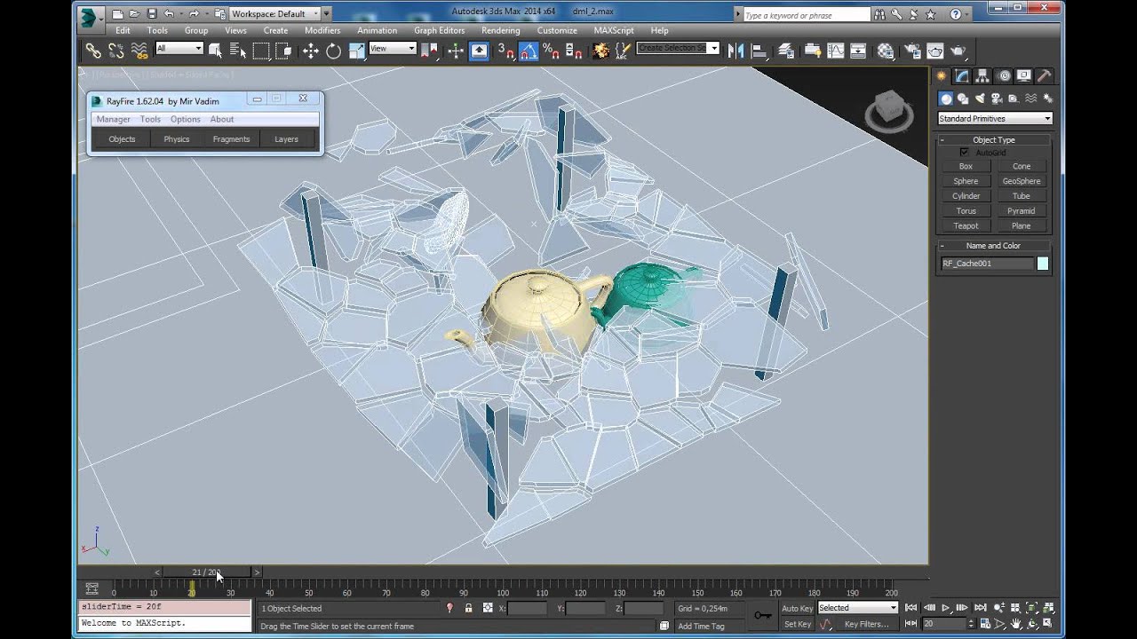 RayFire Tutorial - Glass Demolition (Objects with Refractive material)