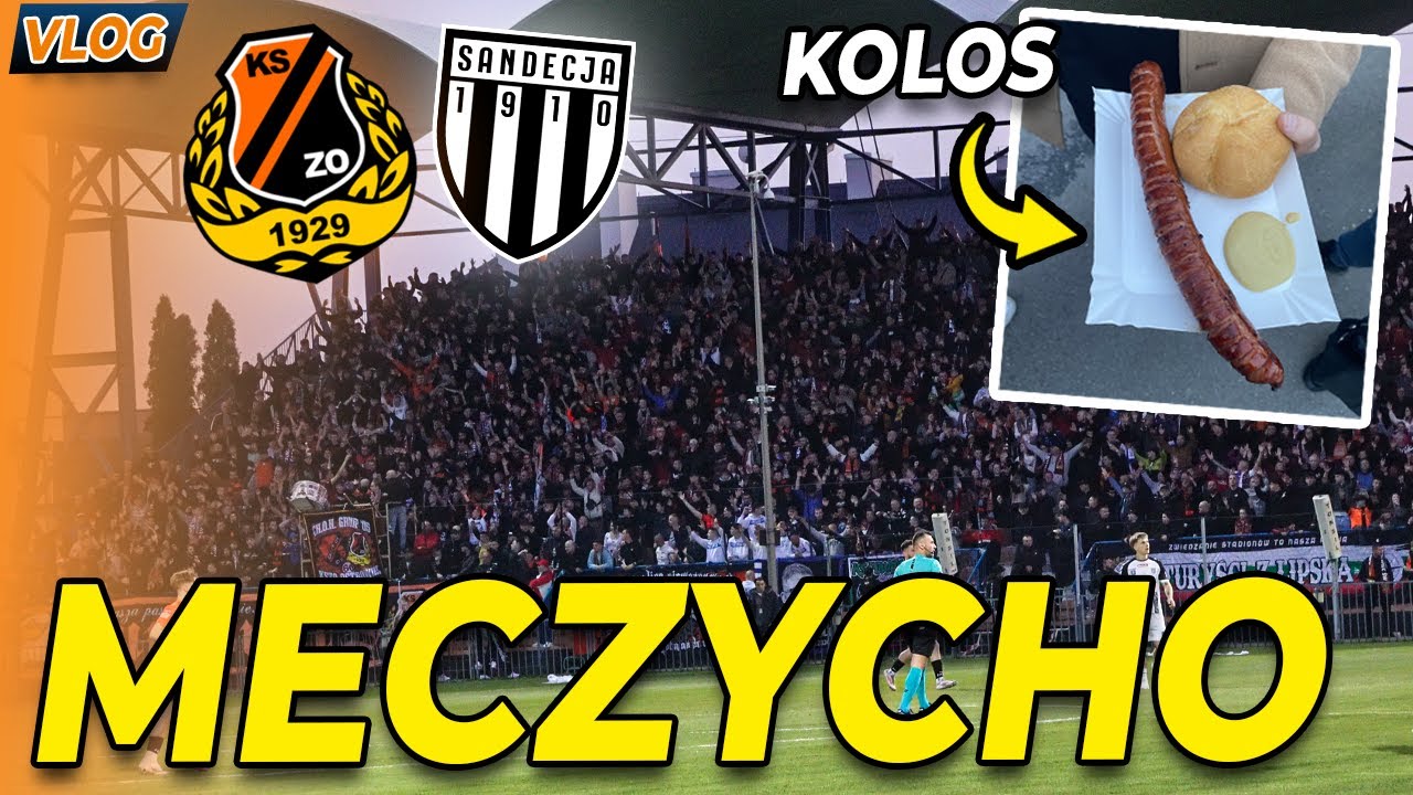 ALE KLIMAT! JAK ZA DAWNYCH LAT! KSZO OSTROWIEC - SANDECJA NOWY SĄCZ - JESTEŚMY NA HICIE 3 LIGI