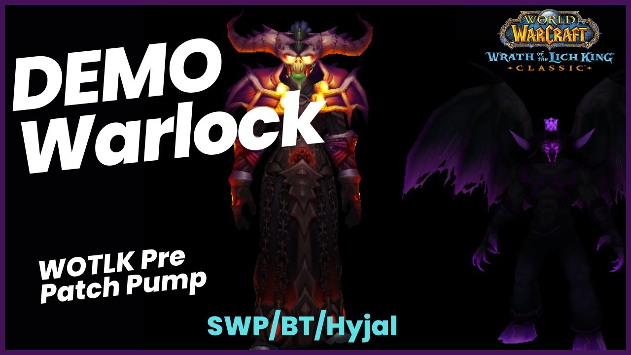 Learning how to DEMO Warlock! WOTLK Prepatch - Classic WoW