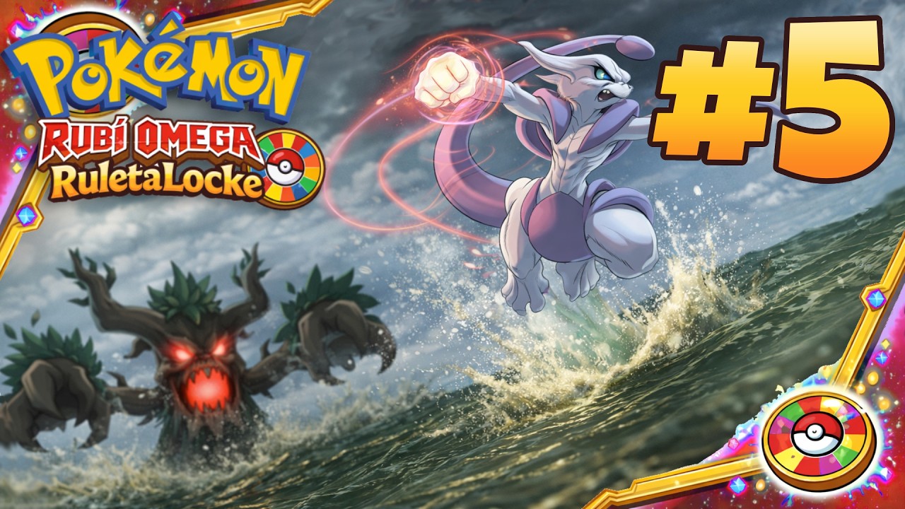 Pokemon Rubi Omega RuletaLocke Ep.5 | MEGA MEWTWO X💀