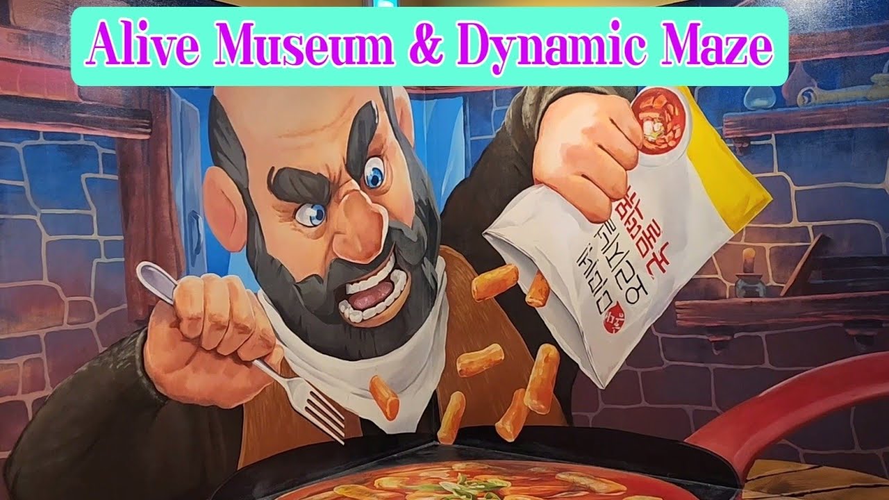 EXPLORING ALIVE MUSEUM & DYNAMIC MAZE IN INSADONG SEOUL KOREA #alivemuseumdynamicmaze #insadongseoul