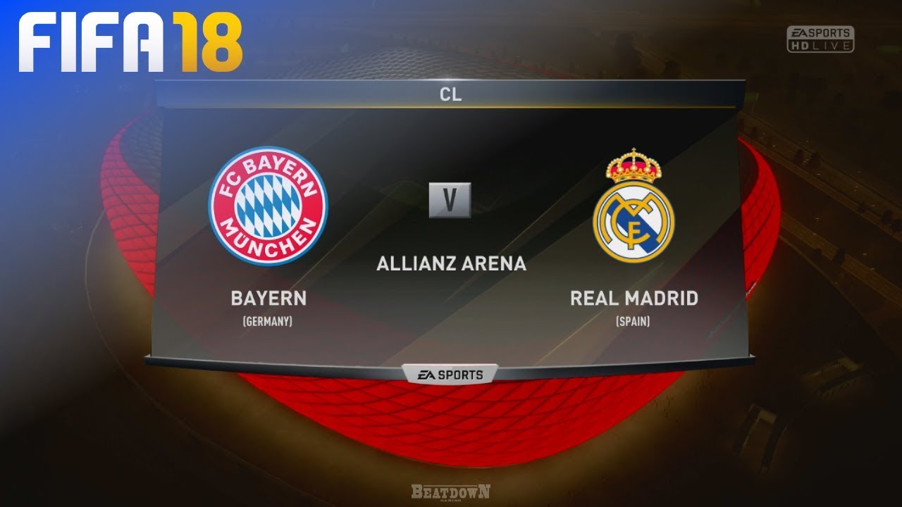 FIFA 18 - FC Bayern München vs. Real Madrid @ Allianz Arena