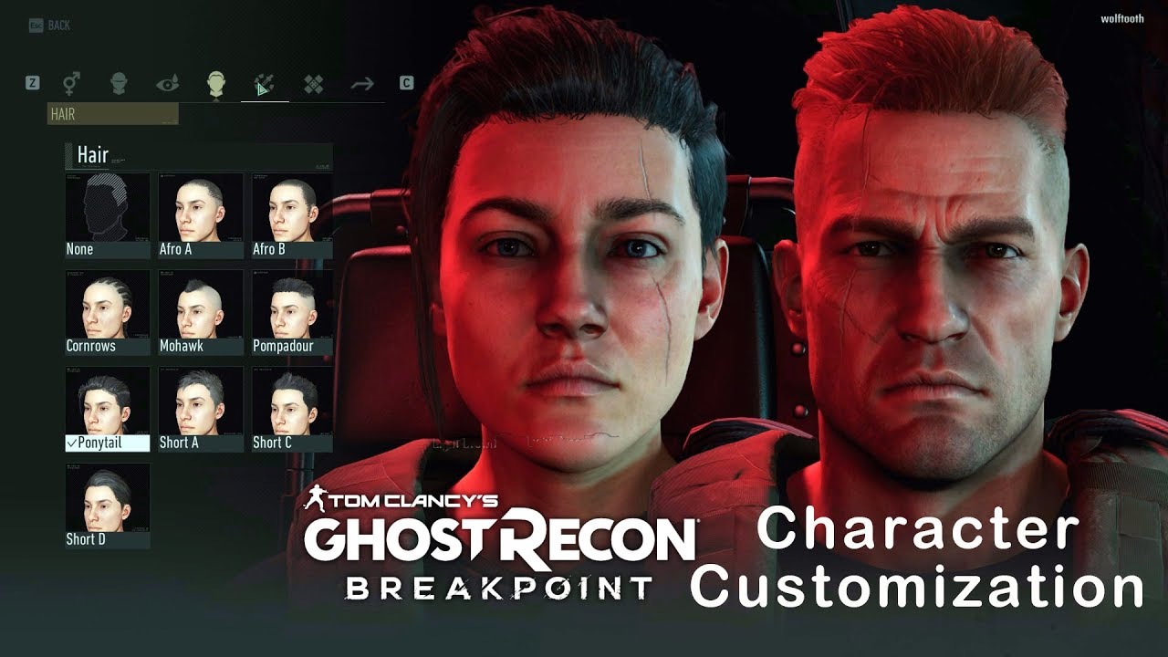 Ghost Recon Breakpoint - Female & Male Character Customization ( All Options )