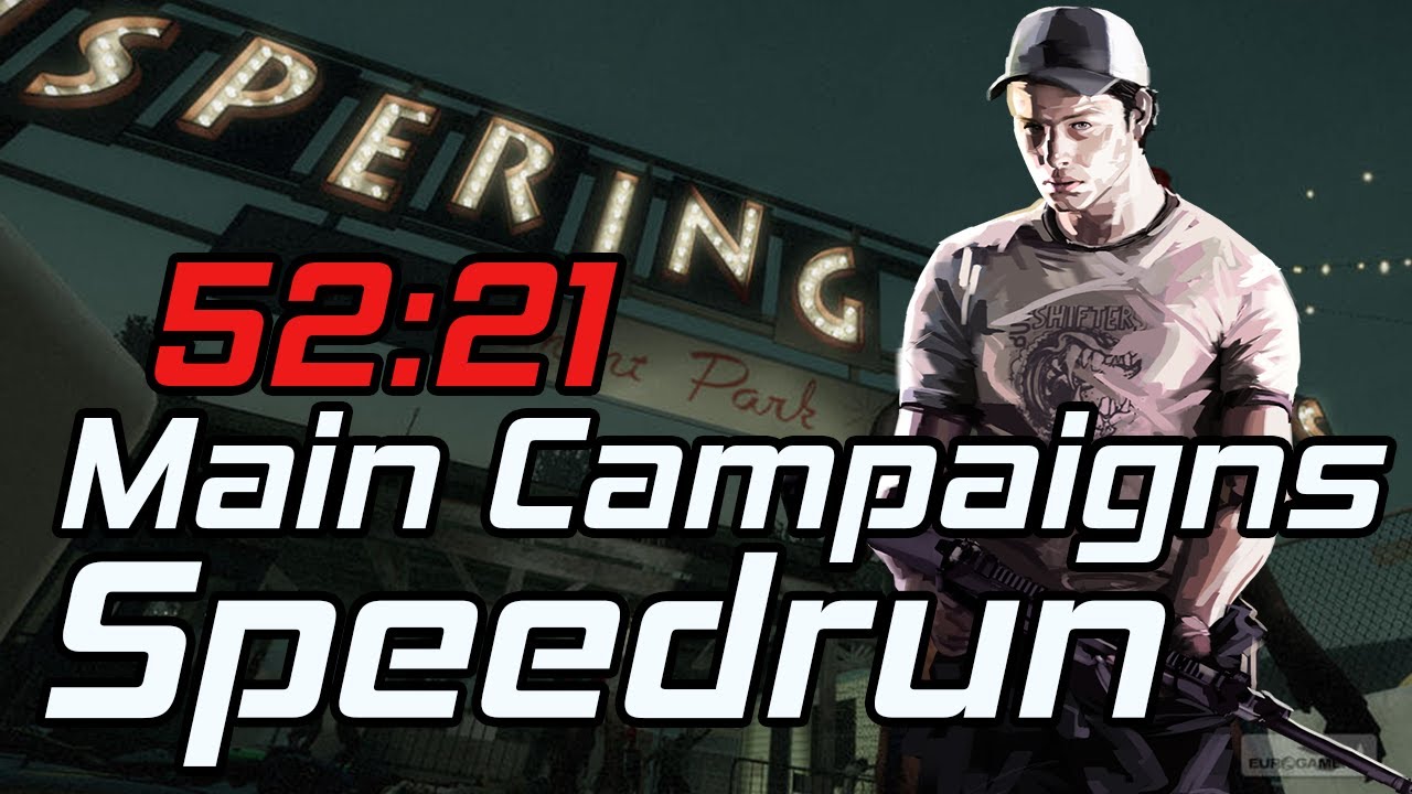 Left 4 Dead 2 Main Campaign Solo Speedrun - 52:21