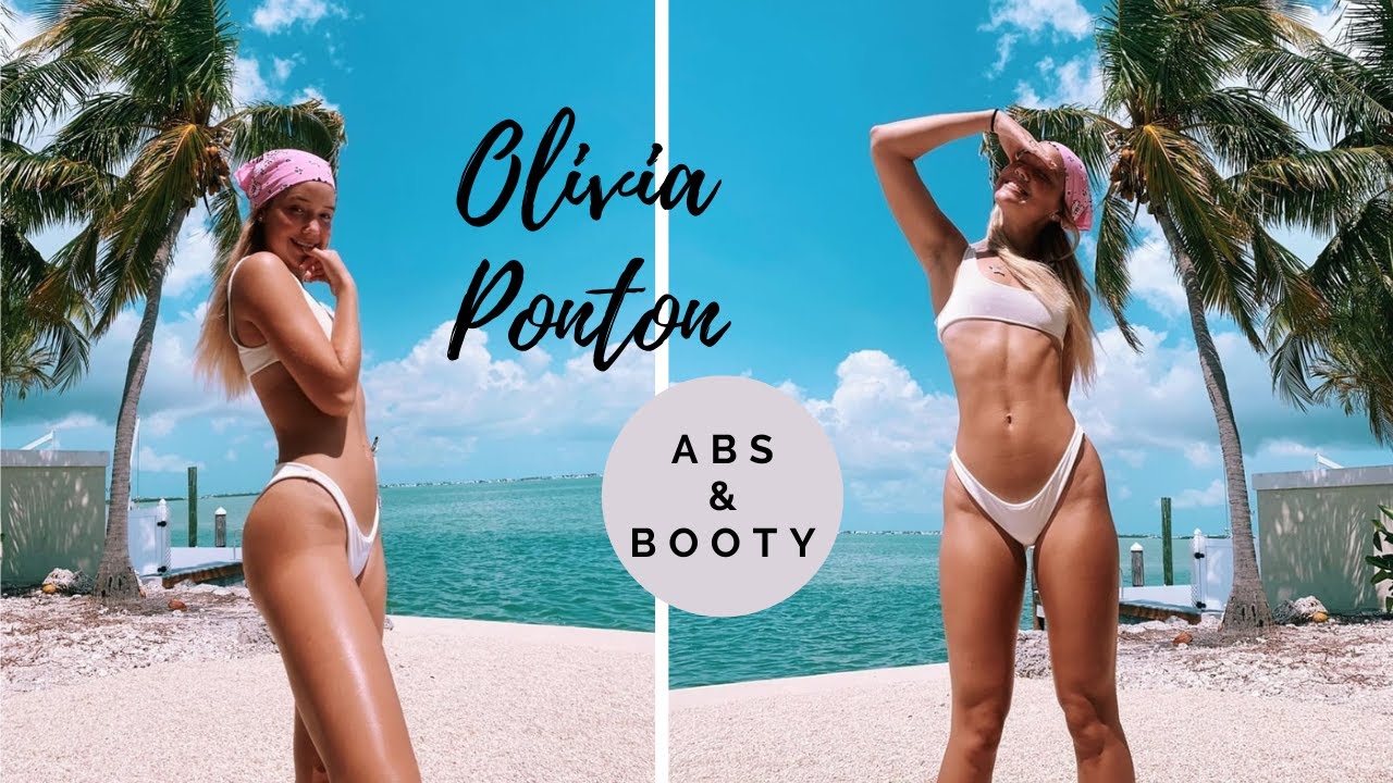 OLIVIA PONTON'S ABS AND BUTT WORKOUT l 10 MIN l Tik Tok Home Workout