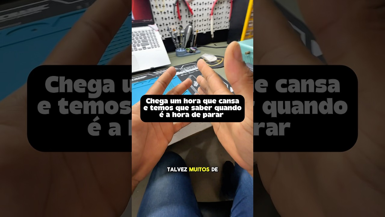 Depois de 3 anos reparando celular, gravei o reparo do Apple Watch com vidro quebrado  