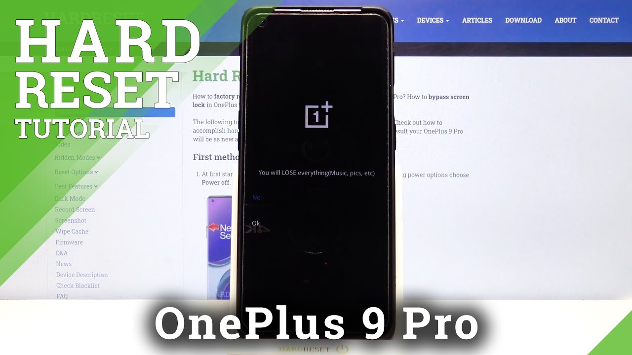 Как сбросить настройки OnePlus 9 Pro до заводских &mdash; удалить весь контент и пользовательские настр...