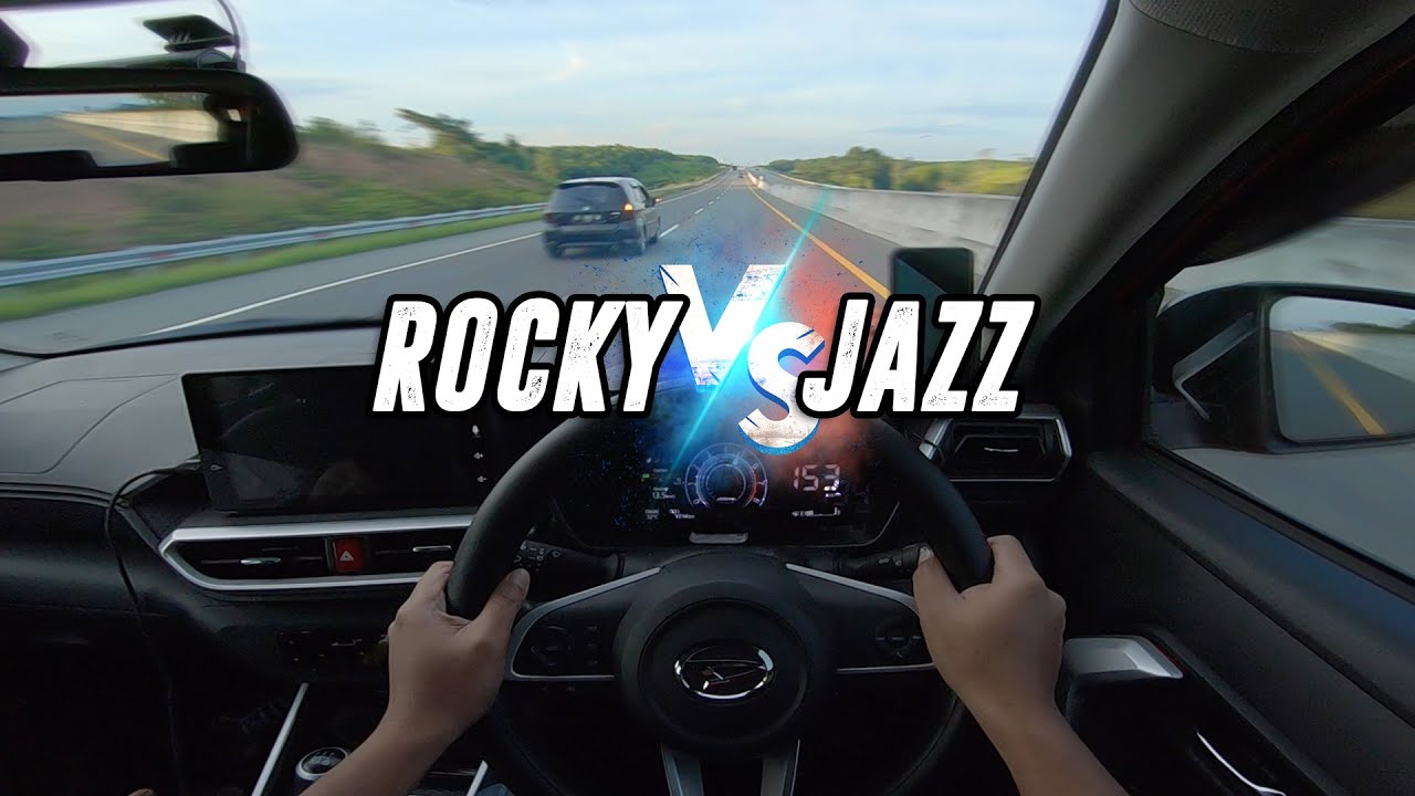 Menolak Tua 🔥 Jazz BGST Ini Sukses Ngerjain Rocky Turbo Di Tol Trans Sumatera ‼️ POV Driving