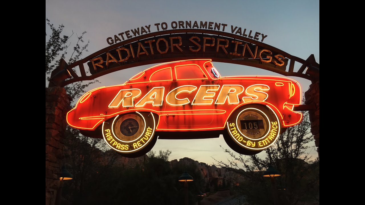 Radiator Springs Racers | Full HD POV Ride Experience | Cars Land – Disney California Adventure