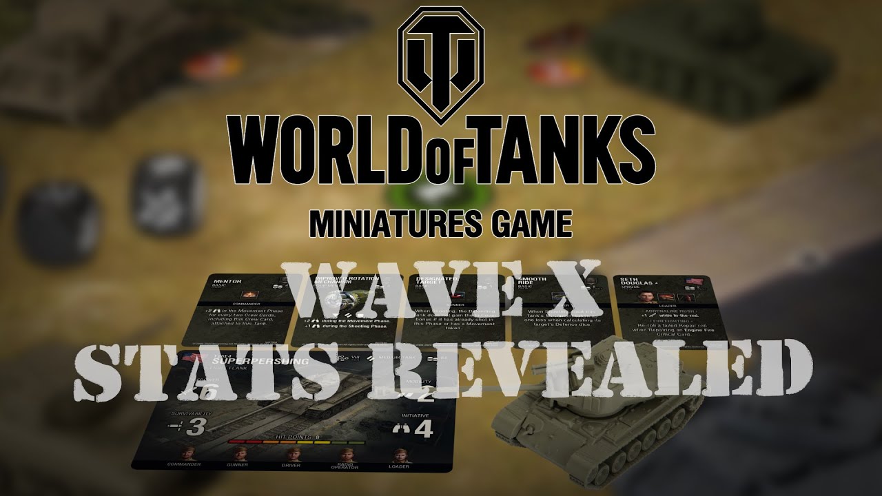 World of Tanks Miniatures Game - Wave 10 Stats Revealed