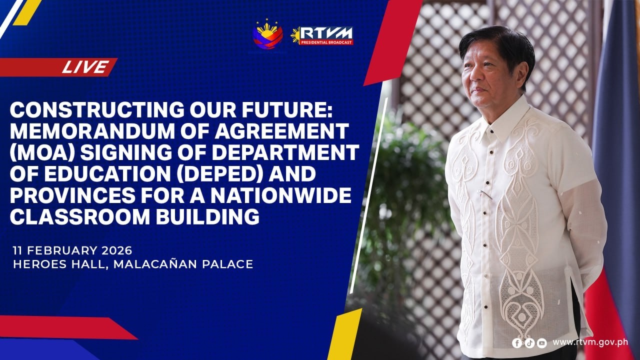 Constructing Our Future: MOA Signing of the DepEd and Provinces for a Nationwide Classroom Building