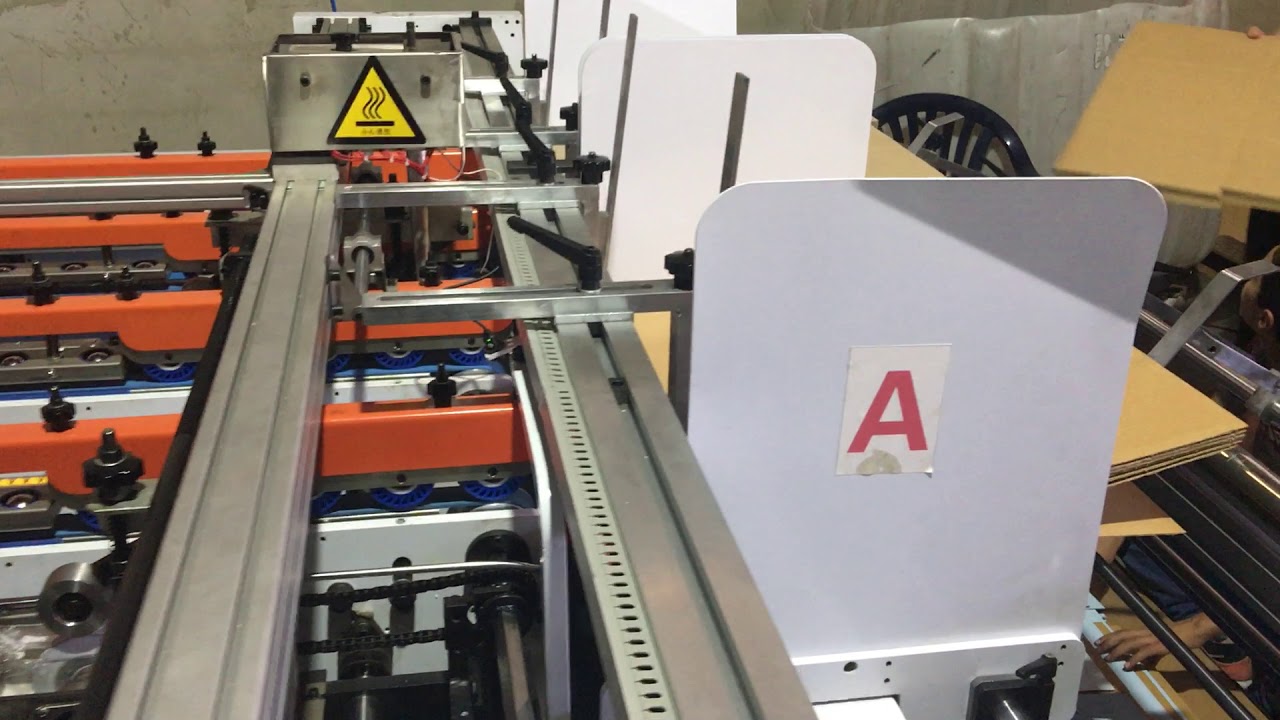 Double sheet folder gluer , whatsapp: 18632539399