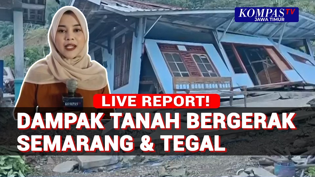 Kondisi Dampak Tanah Bergerak di Semarang dan Tegal, Warga Jalani Puasa Ramadan di Pengungsian!