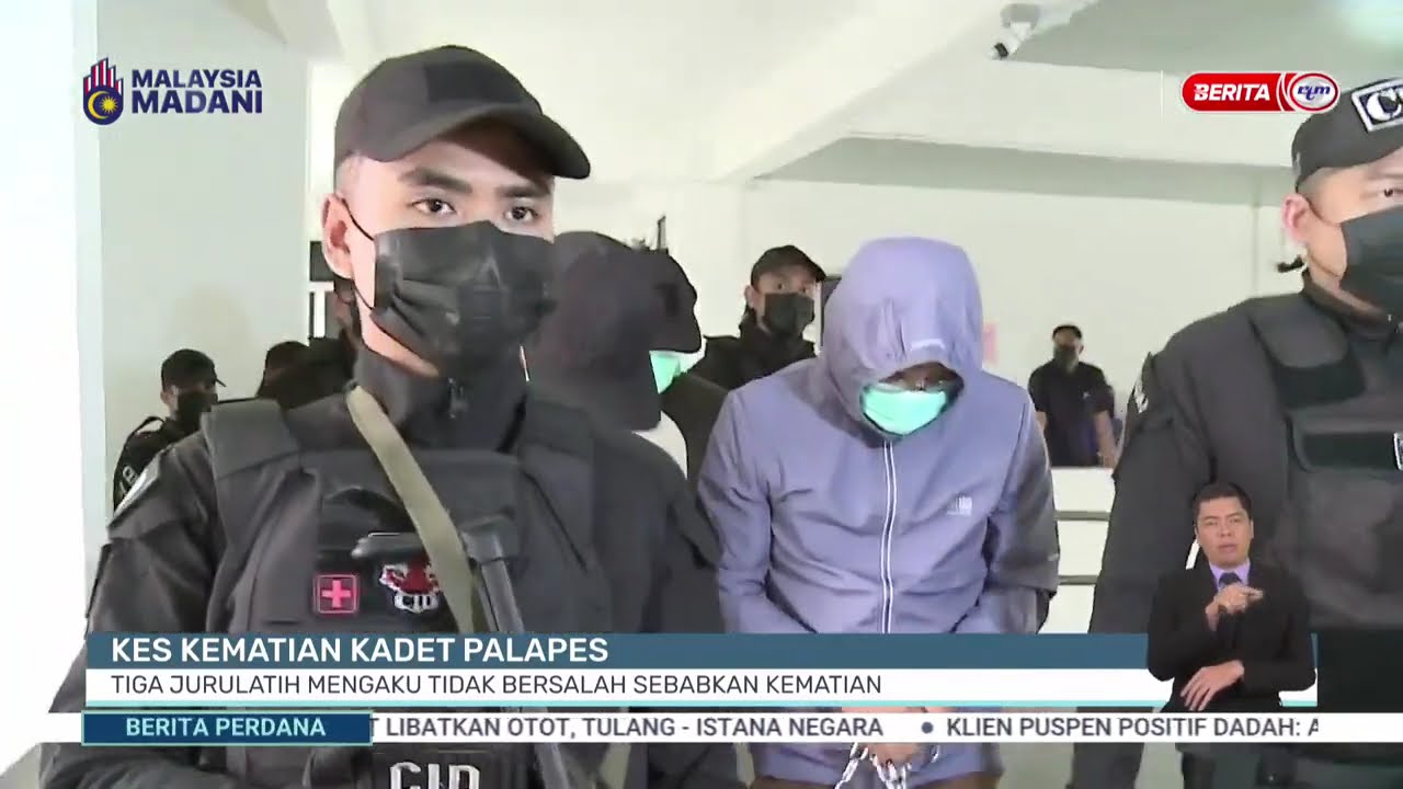 27 FEB 2026 -BP- KES KEMATIAN KADET PALAPES TIGA JURULATIH MENGAKU TIDAK BERSALAH SEBABKAN KEMATIAN