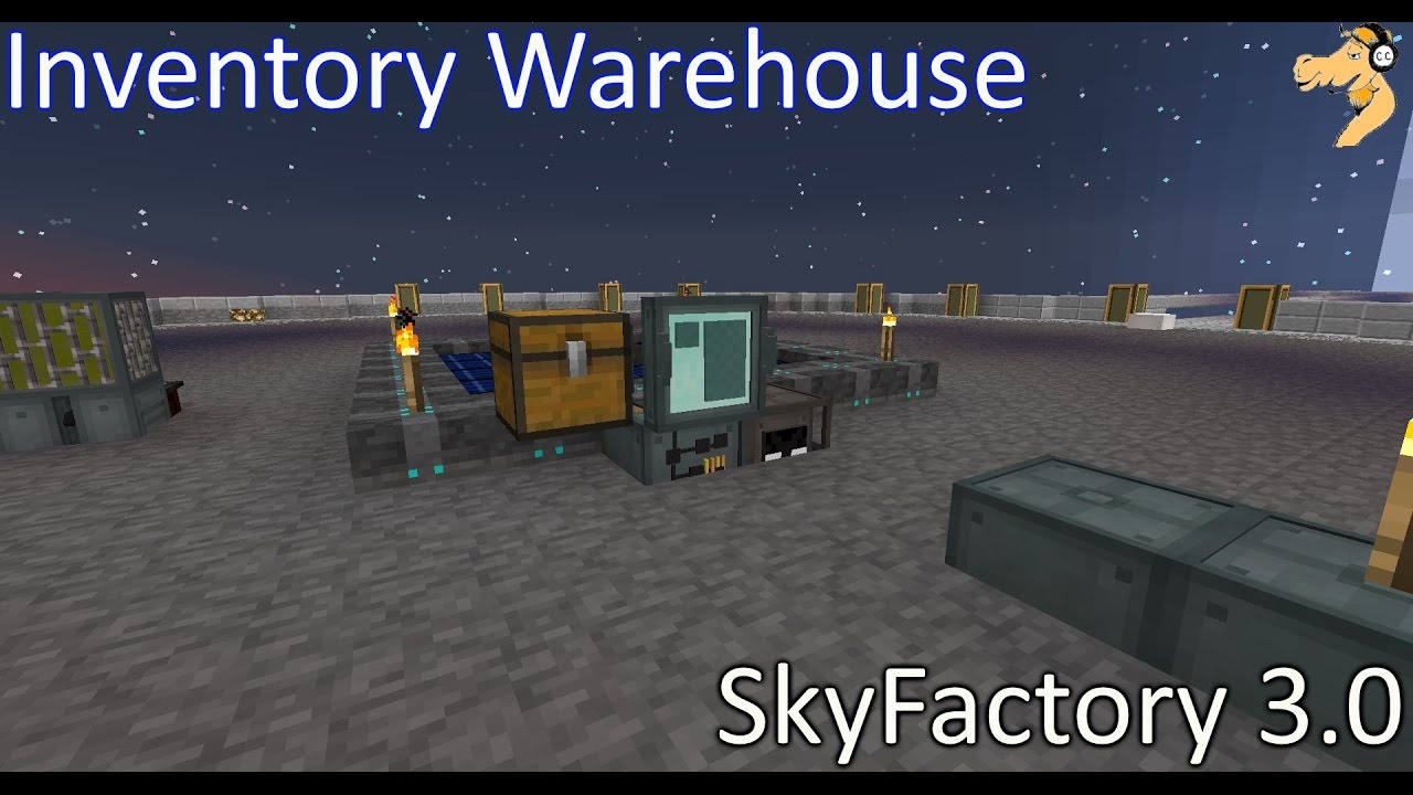 SkyFactory 3.0 - Modded Minecraft #12: EnderIO Inventory Warehouse