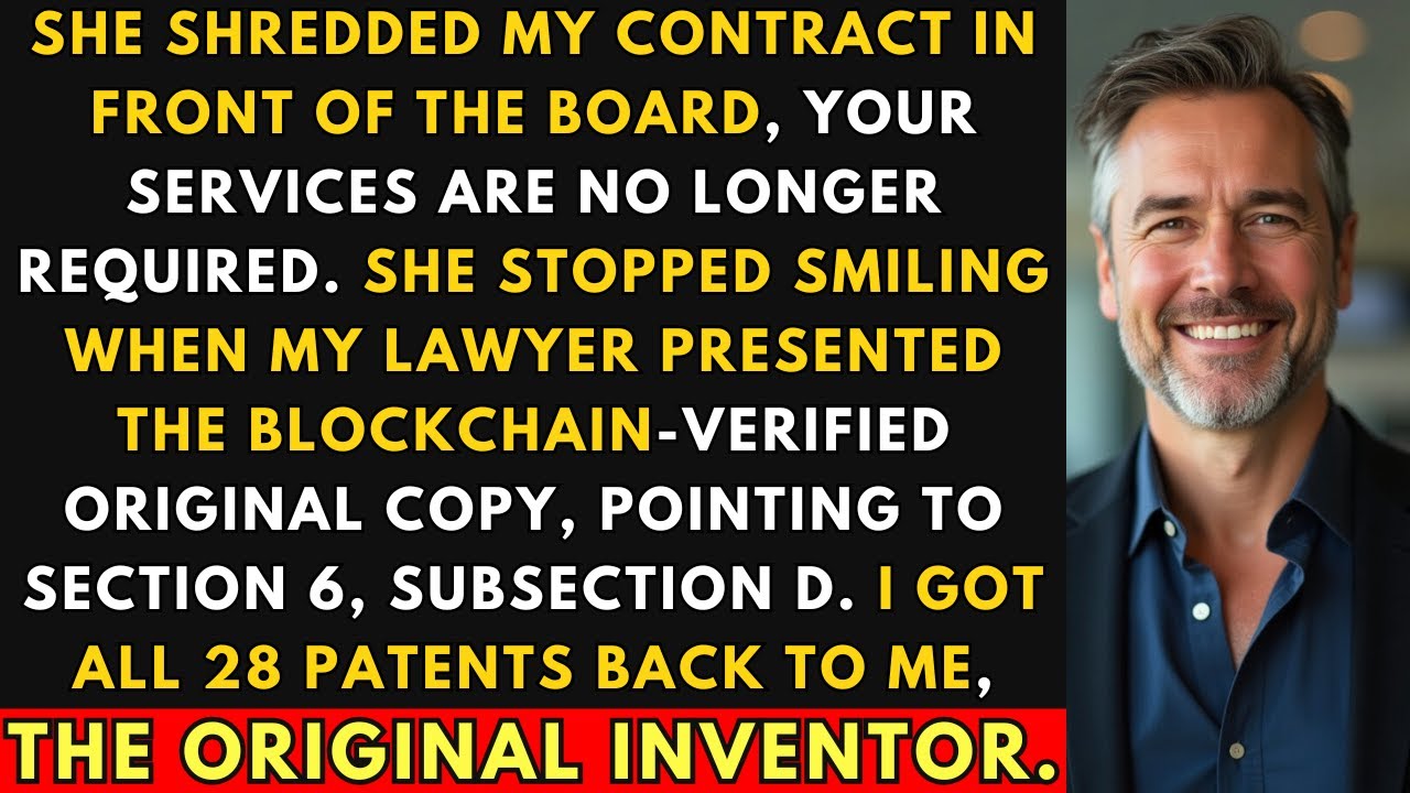 COO Shredded My Contract. I Walked Away With 28 Patents | Office Revenge