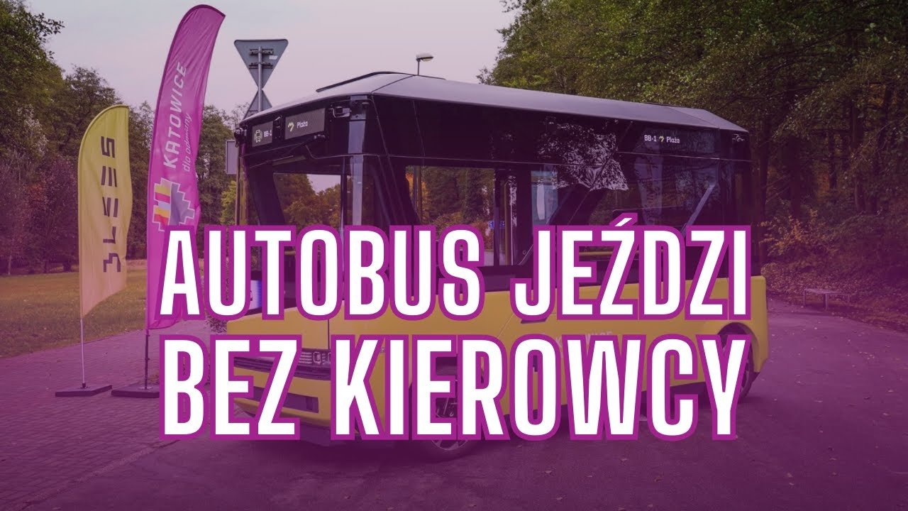 Autonomiczny autobus w Katowickim Parku Leśnym
