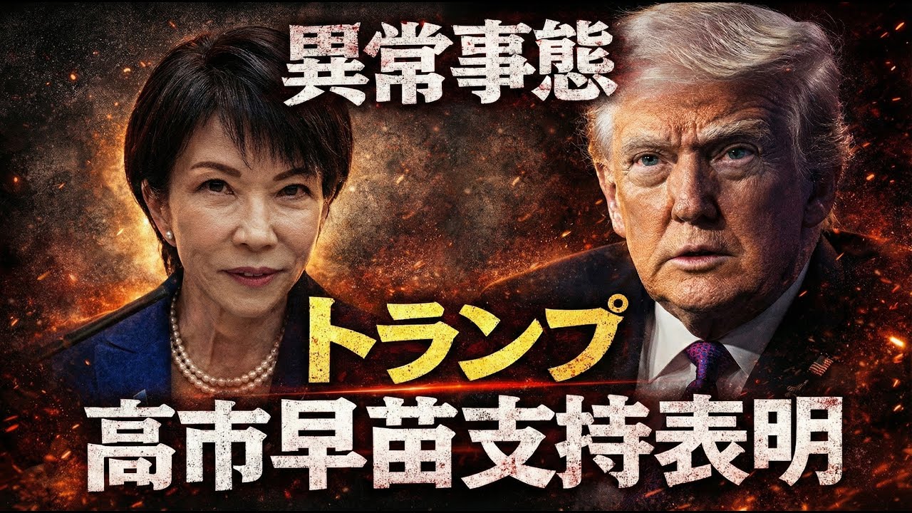 異例！トランプが選挙期間中に高市早苗支持表明の意味とは？京都大学教授池亀彩。東京大学名誉教授安冨歩。一月万冊清水