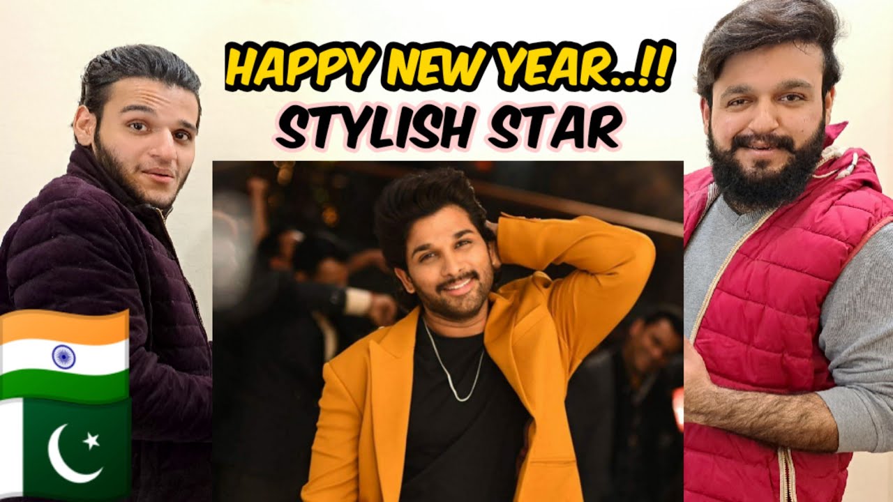 Allu Arjun Top 20 Dance Steps | Reaction By Pakistani Boys | Happy New Year 2023