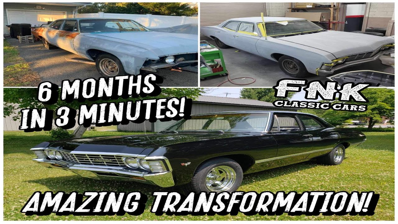 Amazing Transformation! Supernatural Inspired 67 Impala Before & After - Izzy's 