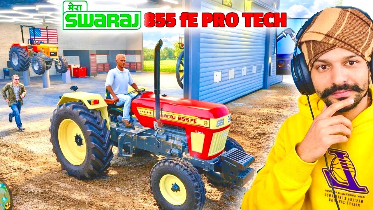 Наконец-то!! НОВЫЙ Swaraj 855 FE PRO TECH 😍 КАРТА ПЕНДЖАБА, ВЫПУСК #4 - BrarTV