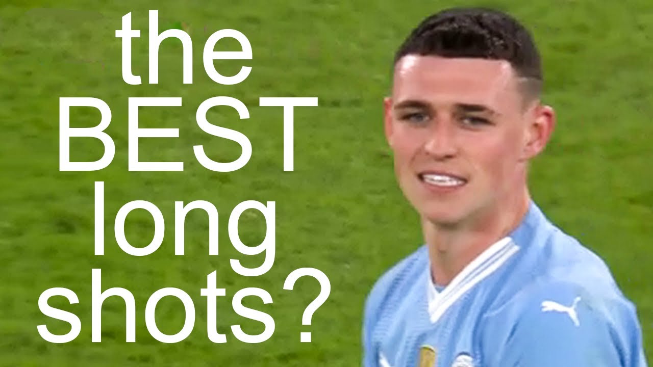 I found Foden's last 50 long shots...