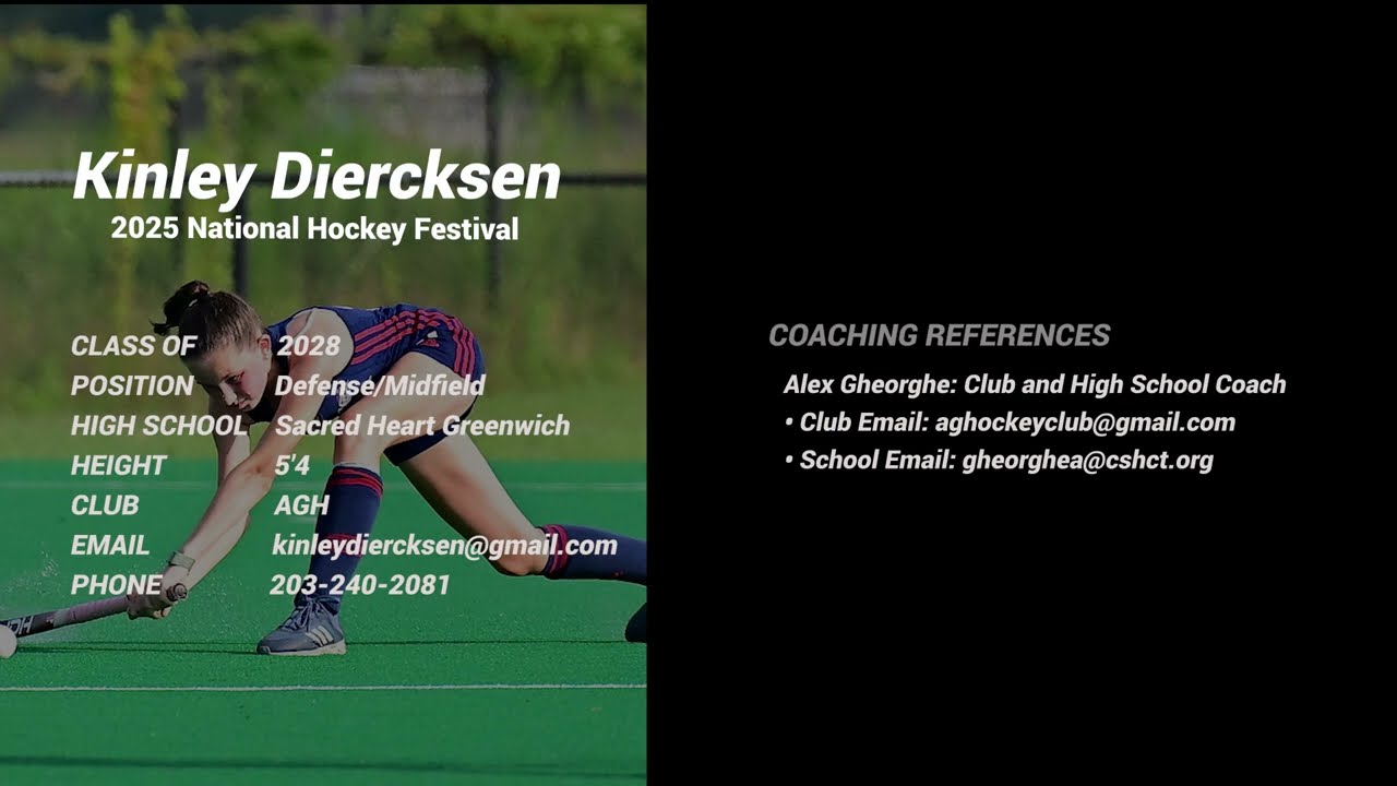 Kinley Diercksen- 2025 National Hockey Festival- AGH
