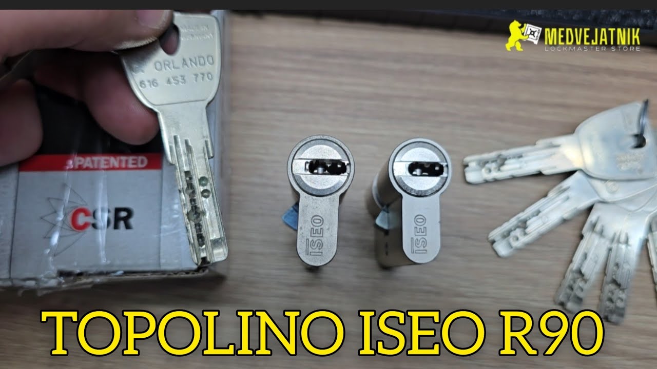 Инструмент Topolino ISEO R90 для итальянских замков 