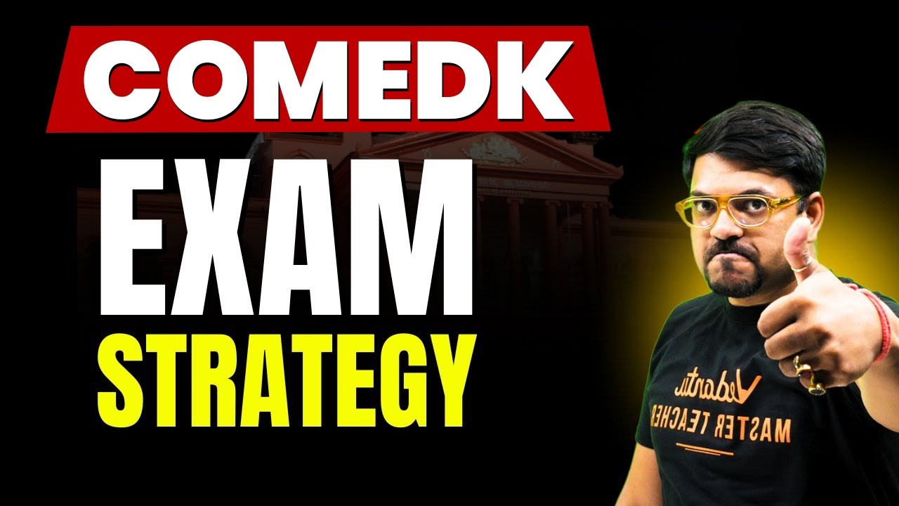 COMEDK 2024 Exam Strategy | Most Important Chapters for COMEDK Exam | Harsh Sir @VedantuMath