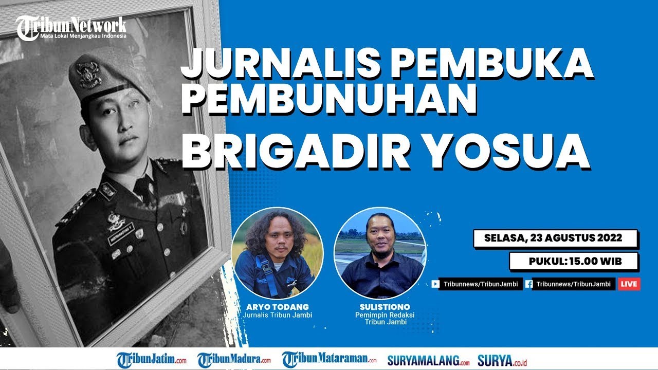 LIVE TRIBUNJAMBI - JURNALIS PEMBUKA PEMBUNUHAN BRIGADIR YOSUA