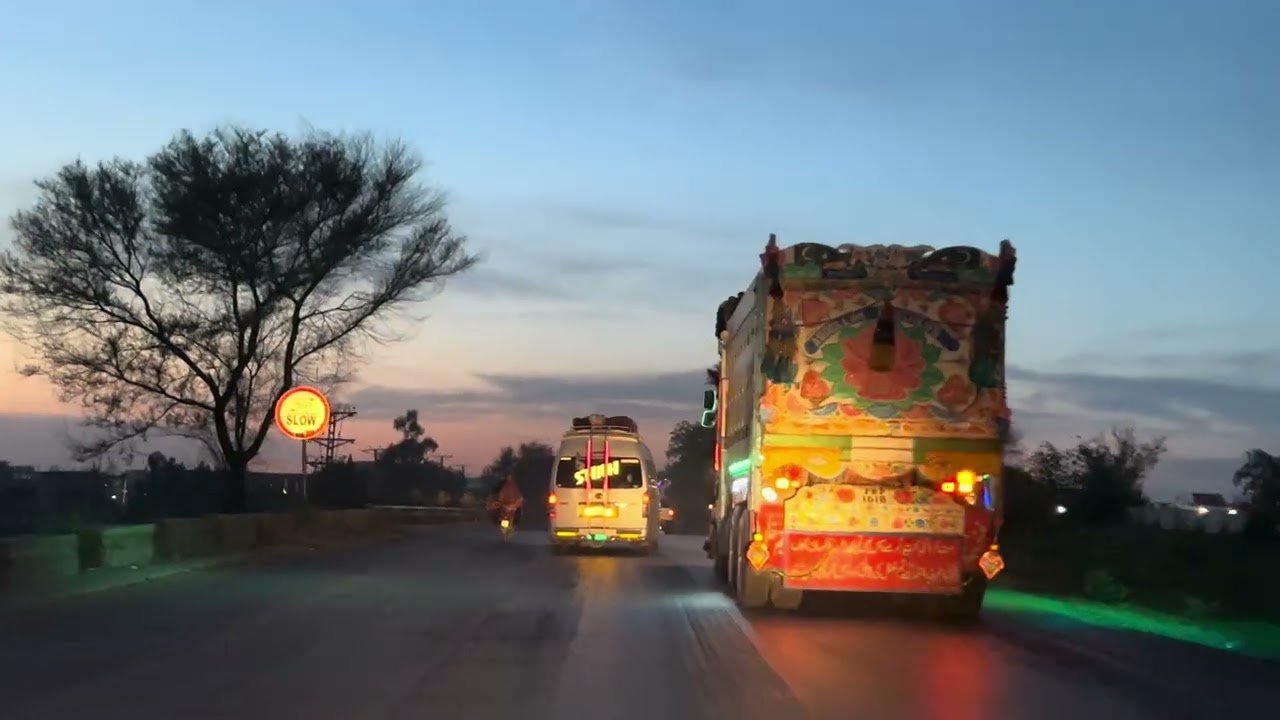 Bus Travel  In Pakistan  || Amazing  Bus Touring in  Pakistan  Dina City